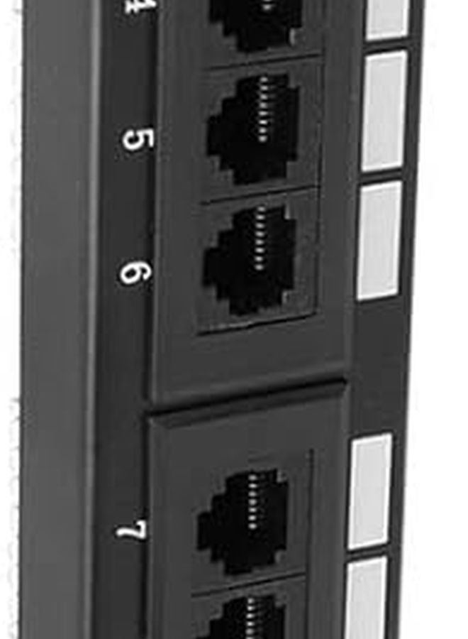 UTP CAT6 12 Port Network Patch Panel RJ45 Ethernet 8 Pin Gold Plated Contacts - Image 3